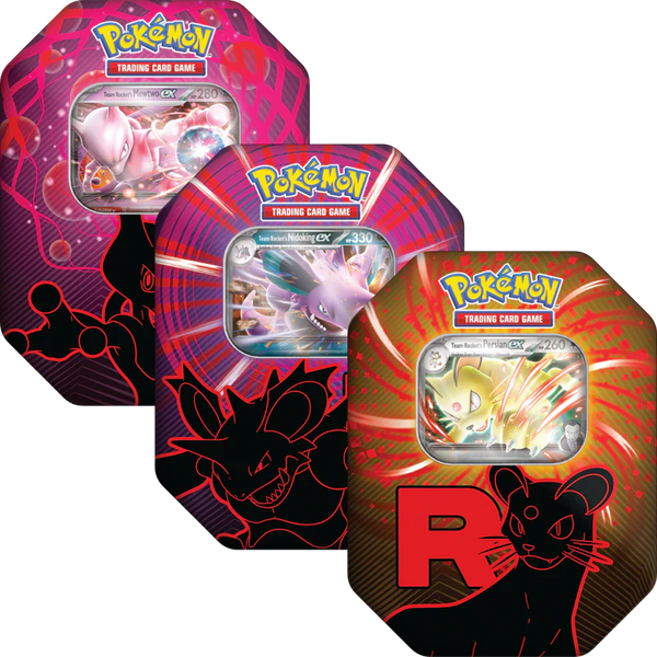 Team Rocket Strikes Again – New Pokémon Tin Set Launches September 2025