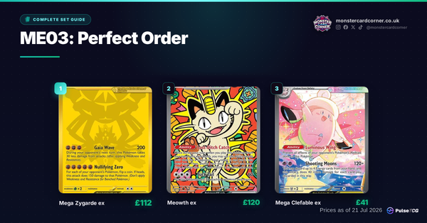 ME03: Perfect Order Pokemon TCG - Set Guide & Prices