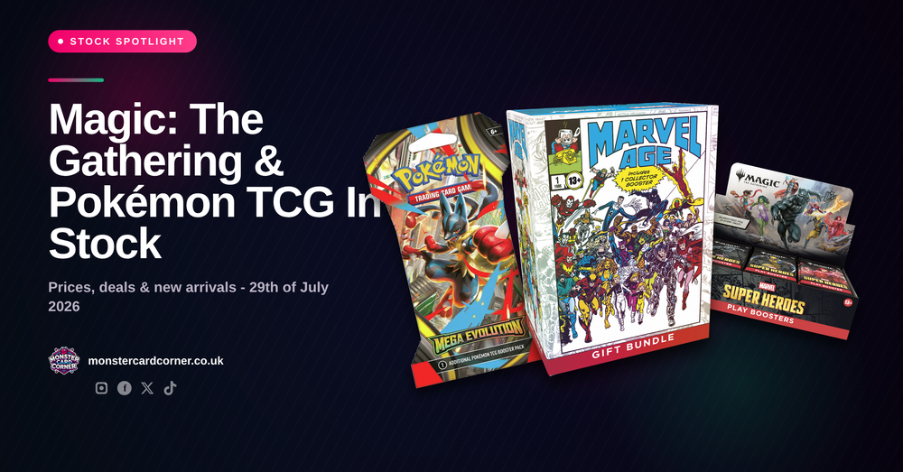 Magic: The Gathering & Pokémon TCG In Stock (July 2026): Prices, Deals & New Arrivals