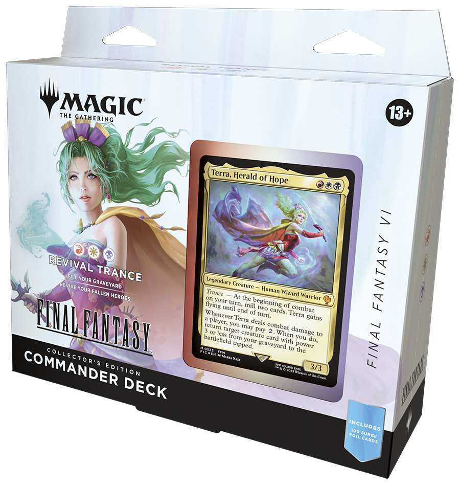 Magic The Gathering - Final Fantasy - Collector Commander Deck - Revival  Trance