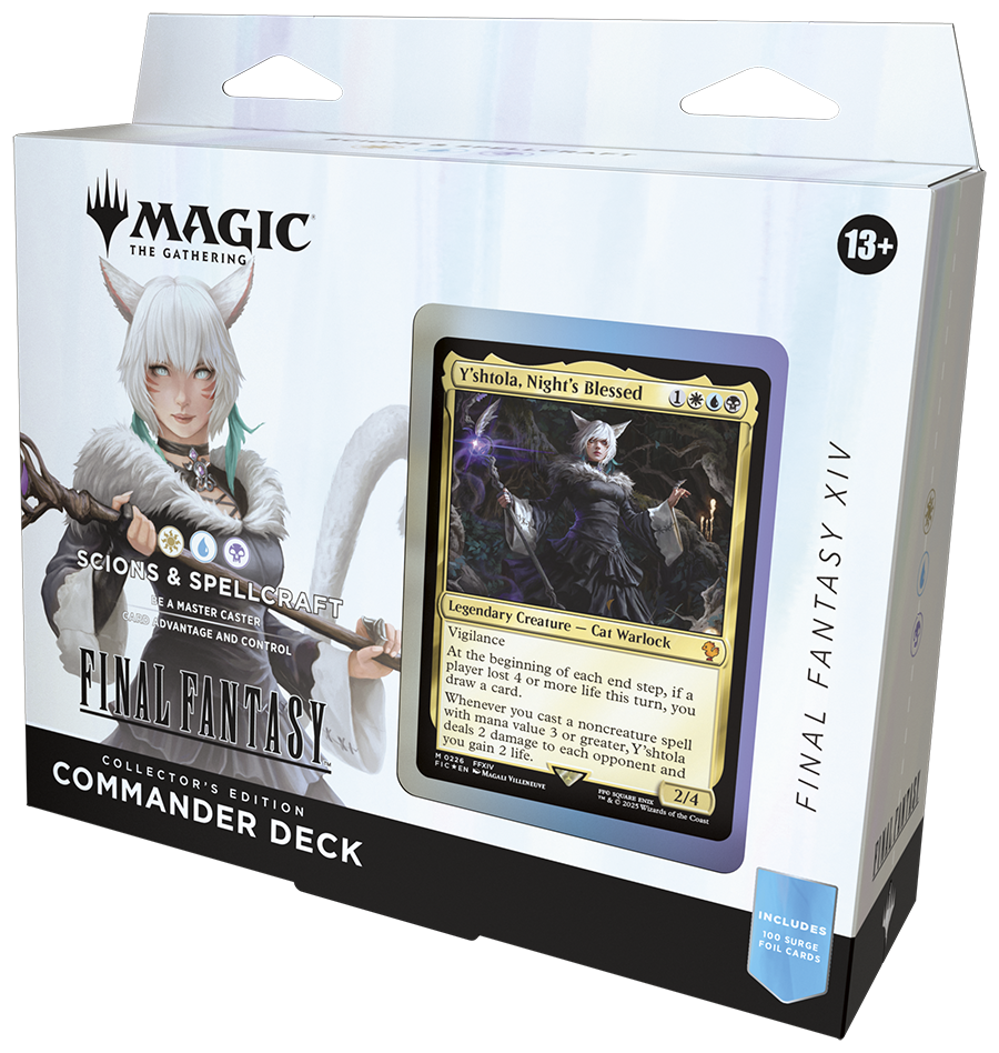 mtg sealed unlimited booster box Magic The Gathering - Final Fantasy - Collector Commander Deck - Scions and  Spellcraft
