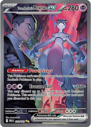 Pokemon TCG - SV10: Destined Rivals - Team Rocket's Mewtwo ex - 231/182 - Holofoil