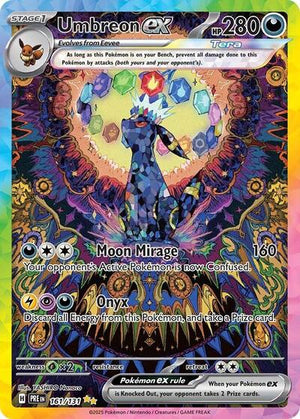 Pokemon TCG - SV: Prismatic Evolutions - Umbreon ex - 161/131 - Holofoil