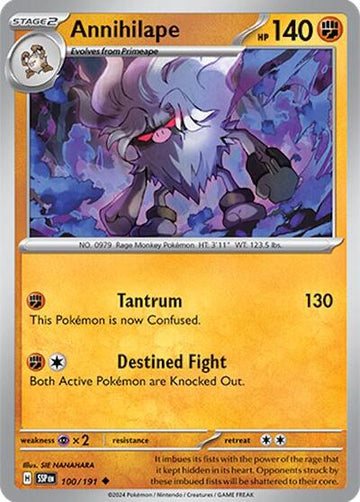 Pokemon TCG - SV08: Surging Sparks - Annihilape - 100/191