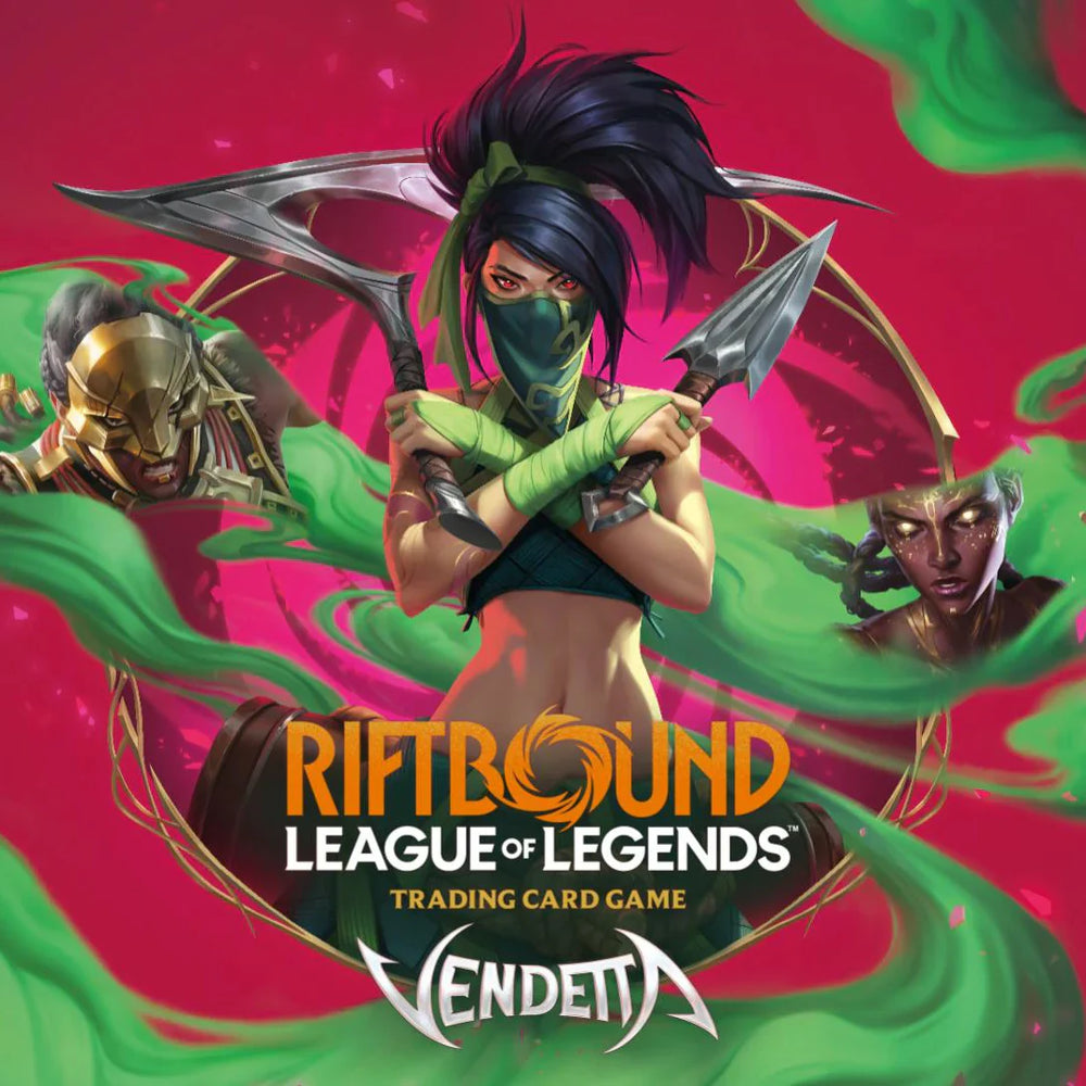 Upcoming Riftbound TCG Expansion with Vendetta and Radiance Sets