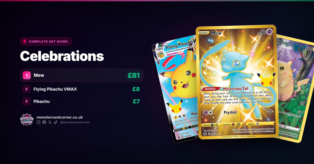 Celebrations Pokemon TCG - Set Guide & Prices