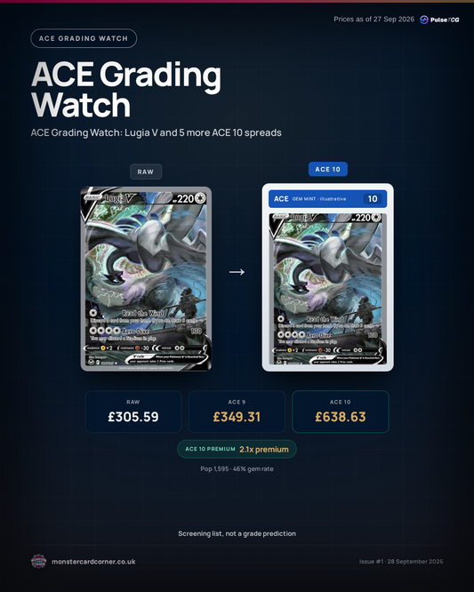 ACE Grading Watch: Lugia V and 5 more ACE 10 spreads