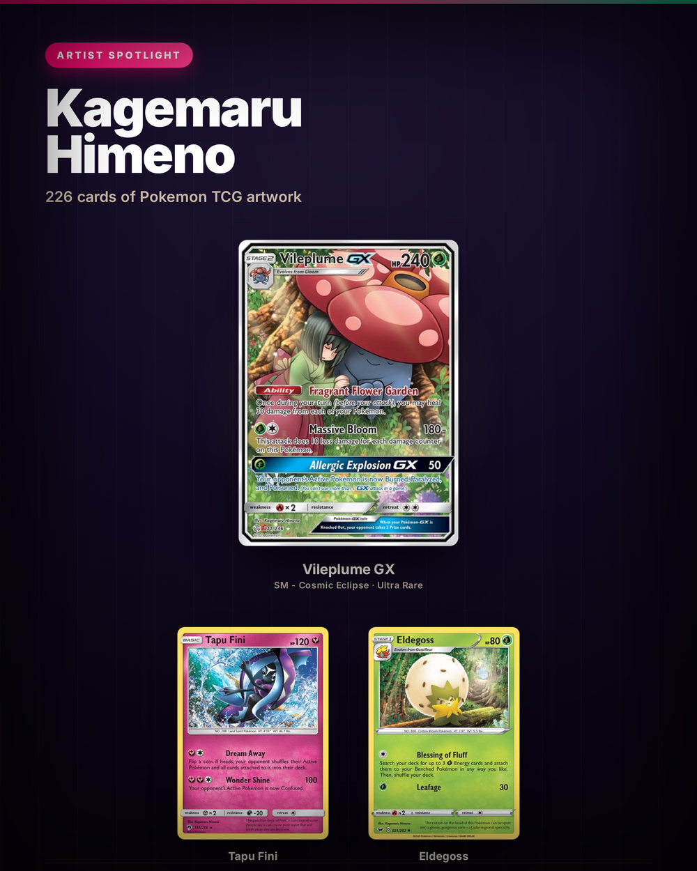 Artist Spotlight: Kagemaru Himeno - Art, Market and 13 Cards Worth Knowing
