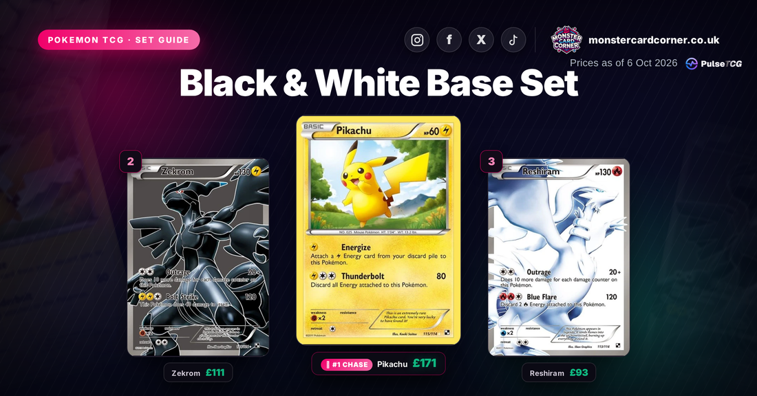 Black & White Base Set Set Guide - top chase cards