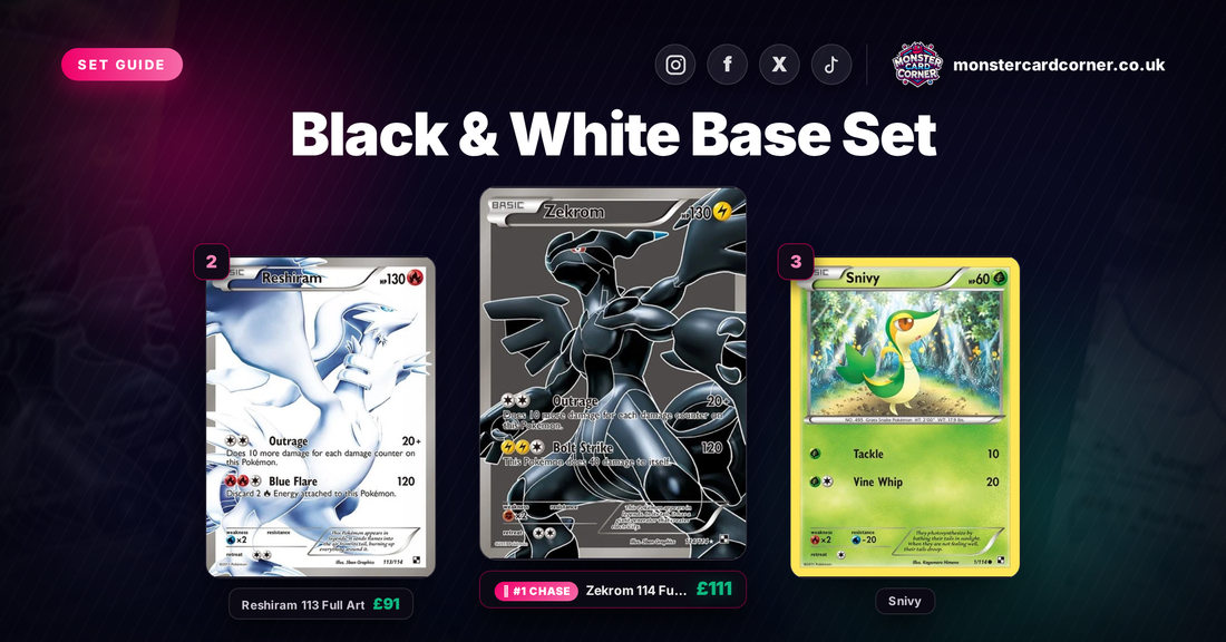Black & White Pokemon Card List & Prices (UK) - Chase Cards & Set Value