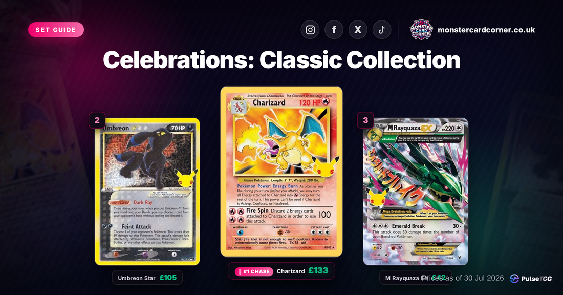 Celebrations: Classic Collection Pokemon Card List & Prices (UK) - Chase Cards & Set Value