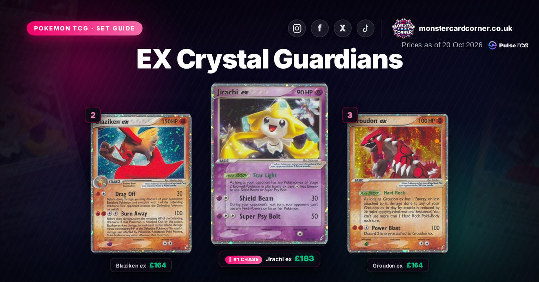 EX Crystal Guardians Set Guide - top chase cards