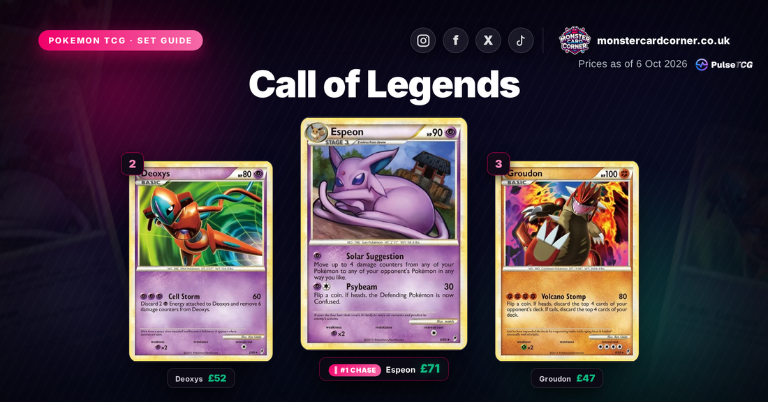 Call of Legends Set Guide - top chase cards