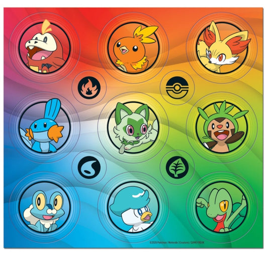 First Partner Illustration Collection Series 3 Brings Hoenn, Kalos, and Paldea Starters This August