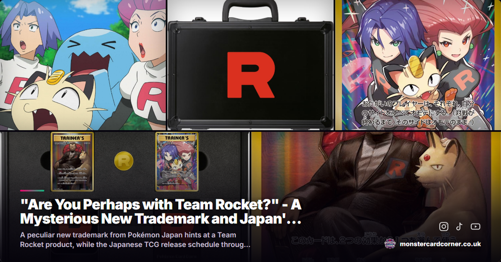 "Are You Perhaps with Team Rocket?" - A Mysterious New Trademark and Japan's Packed TCG Schedule