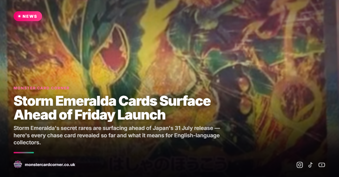 Storm Emeralda Secret Rares Surface Ahead of Friday Launch