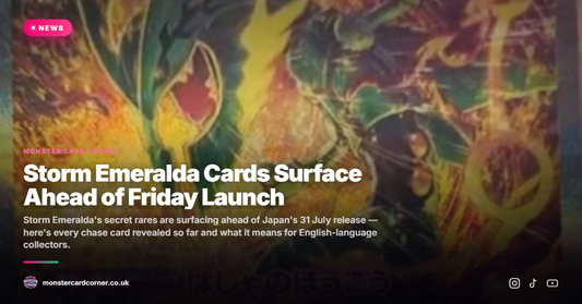 Storm Emeralda Secret Rares Surface Ahead of Friday Launch