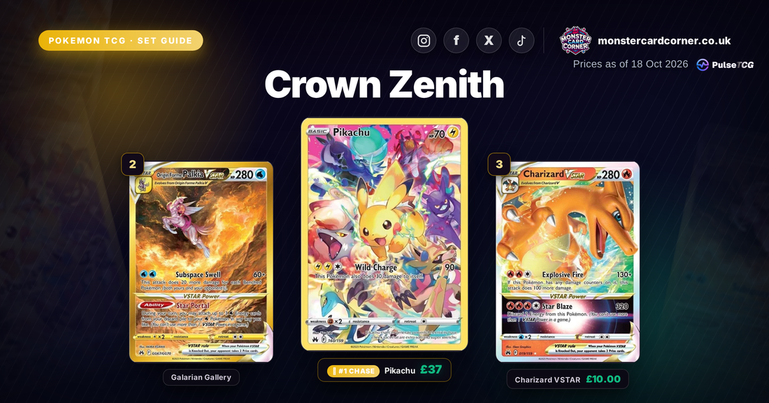 Crown Zenith Set Guide - top chase cards