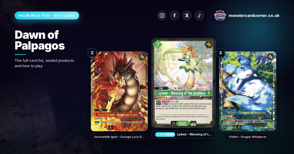 Dawn of Palpagos Set Guide - top chase cards