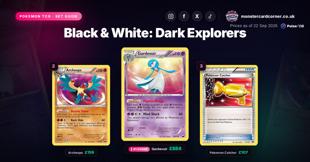 Black & White: Dark Explorers Set Guide - top chase cards