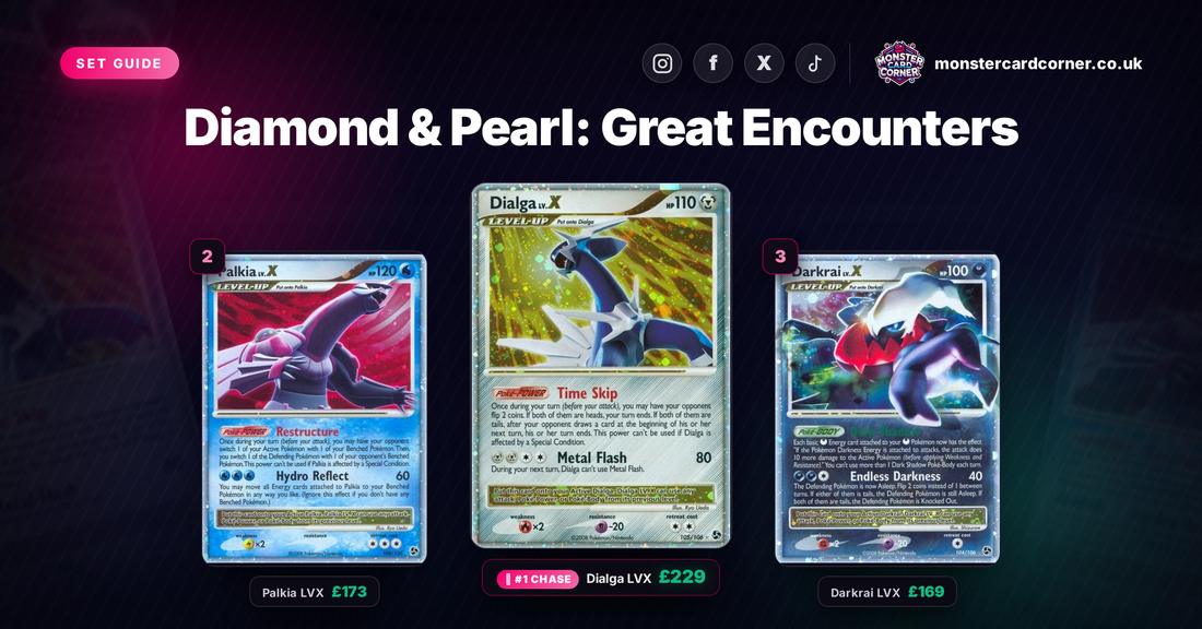 Diamond & Pearl: Great Encounters Pokemon TCG Card List & Prices (UK) - Chase Cards & Set Value