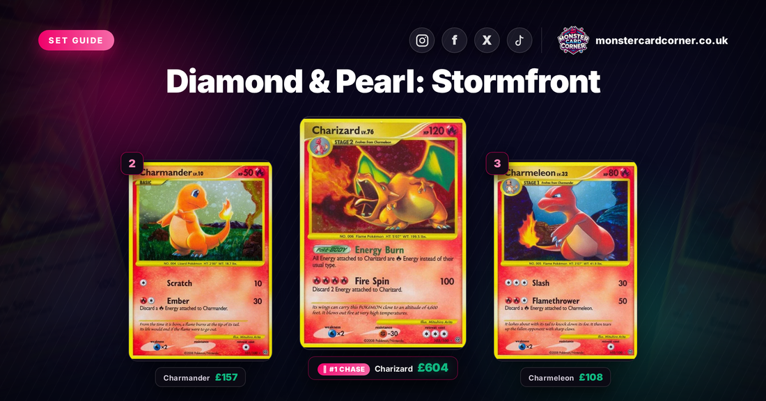 Diamond & Pearl: Stormfront Pokemon TCG Card List & Prices (UK) - Chase Cards & Set Value