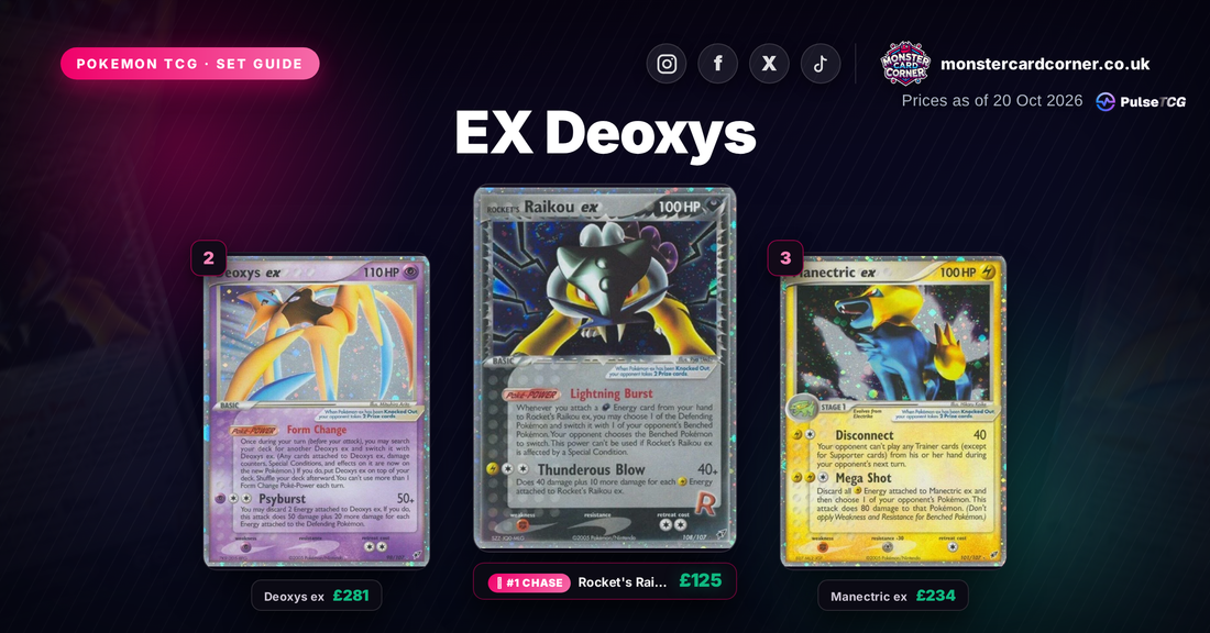 EX Deoxys Set Guide - top chase cards