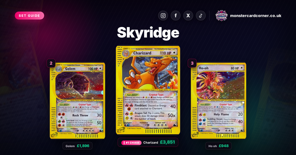 Skyridge Pokemon Card List & Prices (UK) - Chase Cards & Set Value