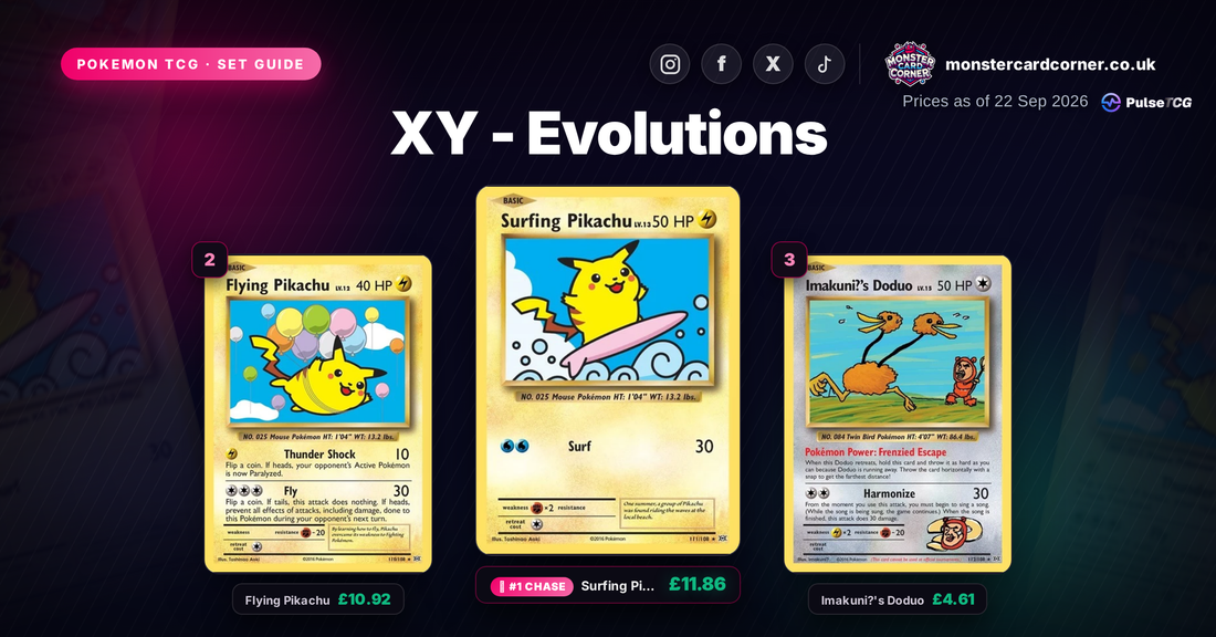 XY - Evolutions Set Guide - top chase cards