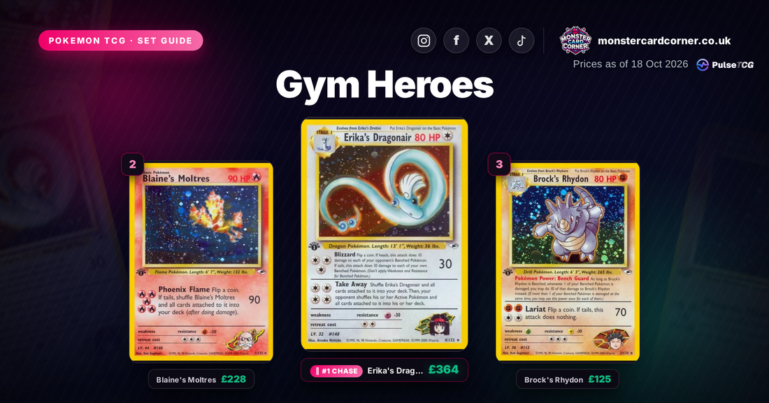 Gym Heroes Set Guide - top chase cards
