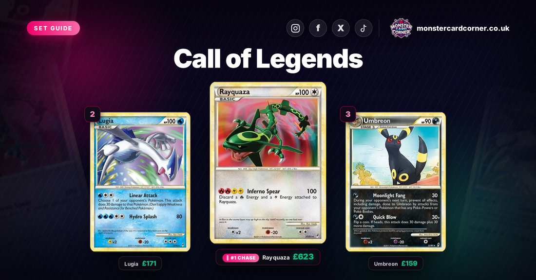 Call of Legends Pokemon Card List & Prices (UK) - Chase Cards & Set Value