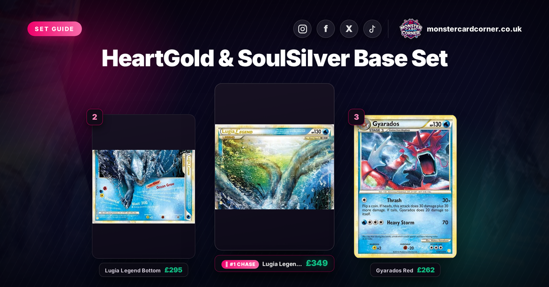 HeartGold & SoulSilver Base Set Pokemon TCG Card List & Prices (UK) - Chase Cards & Set Value