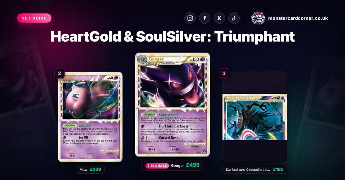 HeartGold & SoulSilver: Triumphant Pokemon TCG Card List & Prices (UK) - Chase Cards & Set Value