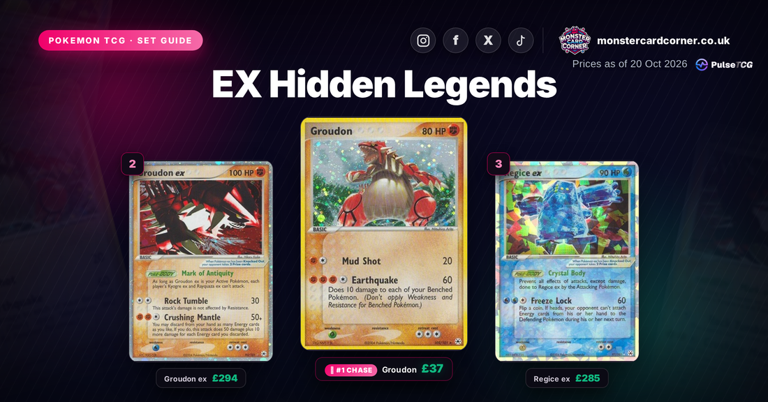 EX Hidden Legends Set Guide - top chase cards