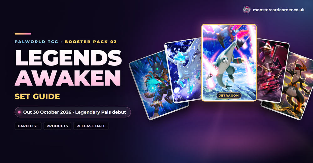 Legends Awaken Palworld TCG set guide: Jetragon with Frostallion, Frostallion Noct, Orserk and Anubis