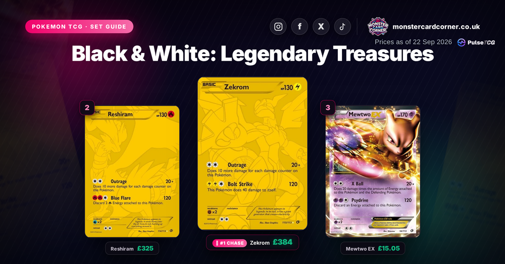 Black & White: Legendary Treasures Set Guide - top chase cards