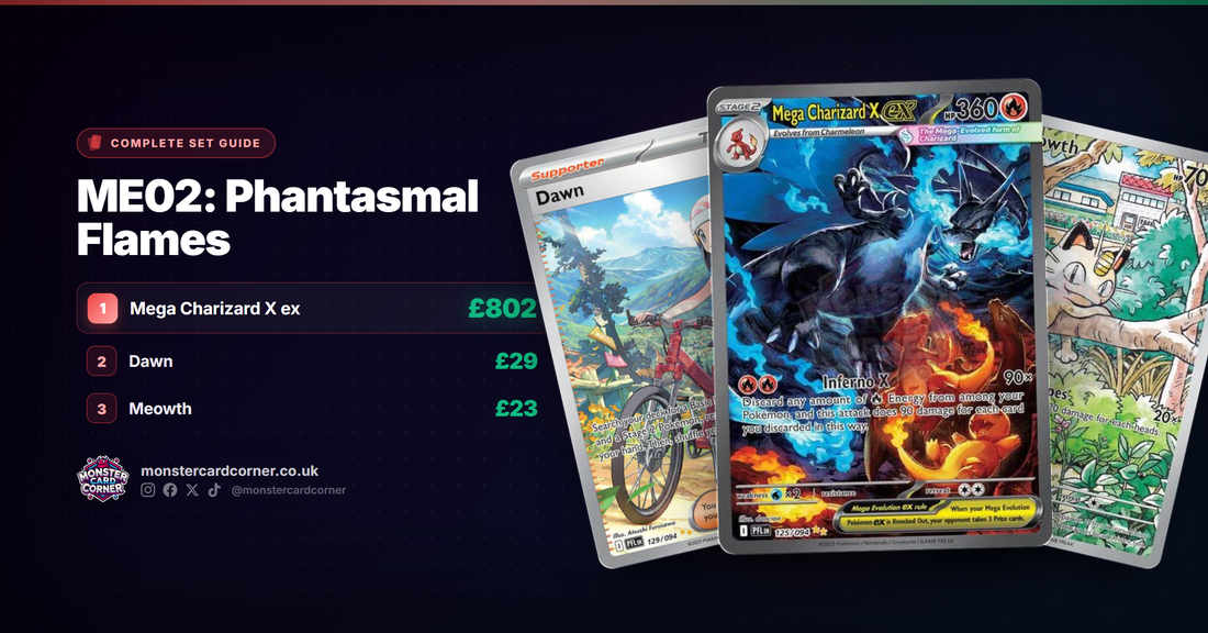 ME02: Phantasmal Flames Pokemon TCG - Set Guide & Prices
