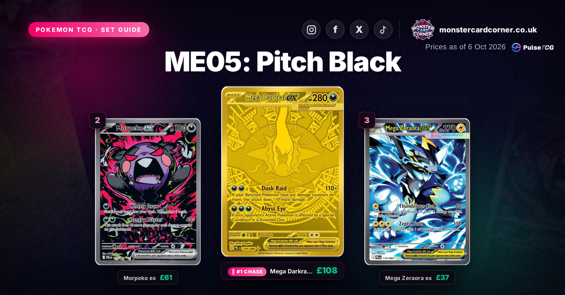 ME05: Pitch Black Set Guide - top chase cards