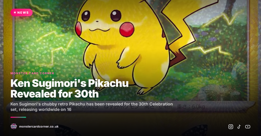 Ken Sugimori's Pikachu Revealed for 30th Celebration - A Nostalgic First Look