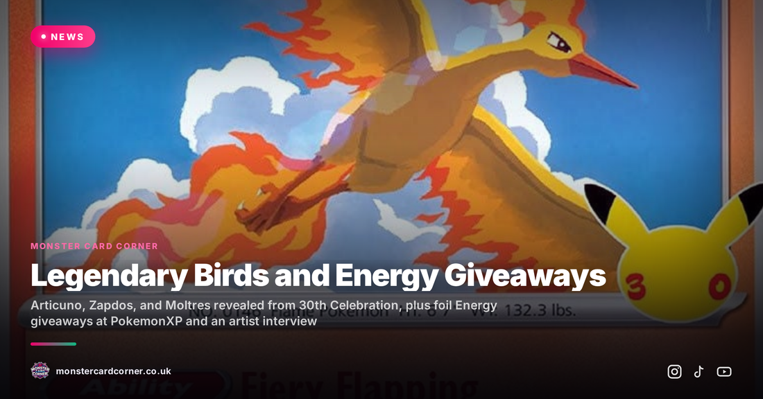 Legendary Birds and Energy Giveaways: 30th Celebration News This Week