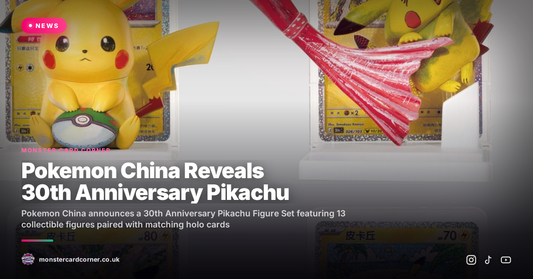 Pokemon China Reveals 30th Anniversary Pikachu Figure Set