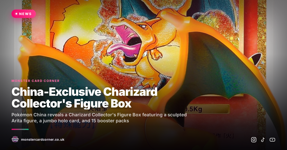 China-Exclusive Charizard Collector's Figure Box Announced for September