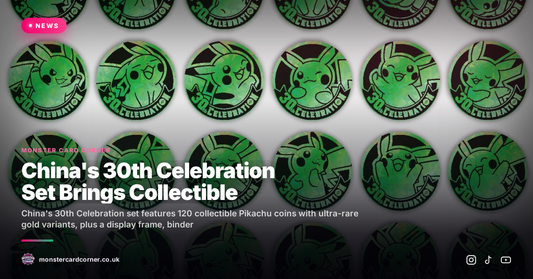 China's 30th Celebration Set Brings Collectible Pikachu Coins and Premium Accessories