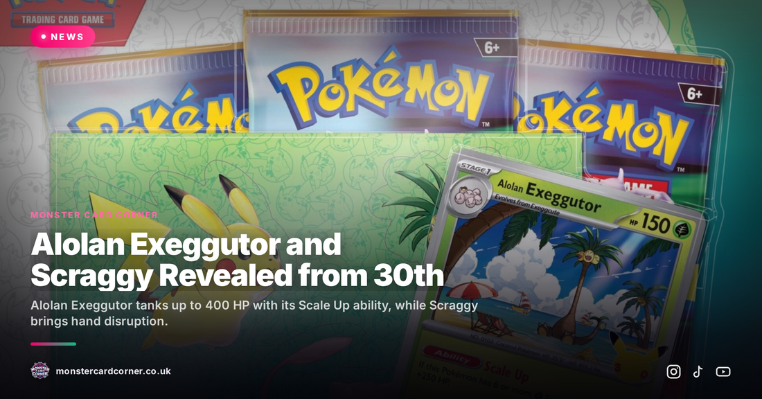 Alolan Exeggutor and Scraggy Revealed from 30th Celebration