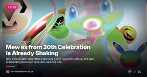 Mew ex from 30th Celebration Is Already Shaking Up Deckbuilding Conversations