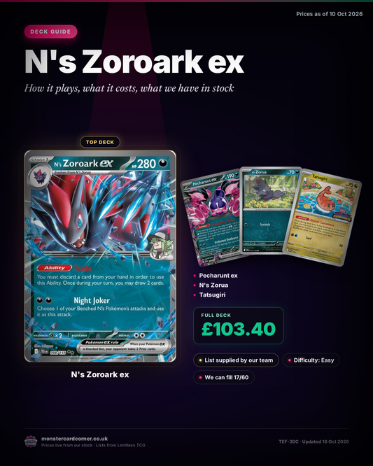 N's Zoroark ex Deck List & Guide (UK) - Cards, Prices & How It Plays