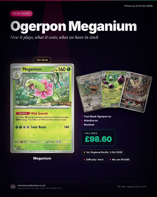 Ogerpon Meganium Deck List & Guide (UK) - Cards, Prices & How It Plays