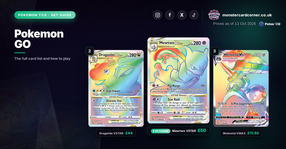 Pokemon GO Set Guide - top chase cards