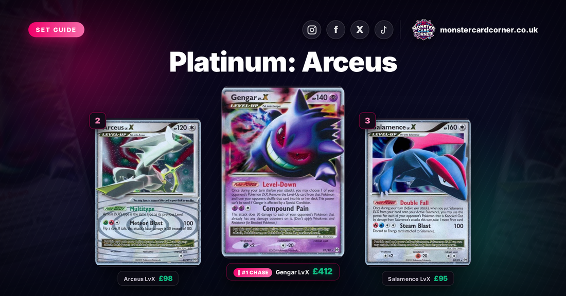 Platinum: Arceus Pokemon TCG Card List & Prices (UK) - Chase Cards & Set Value