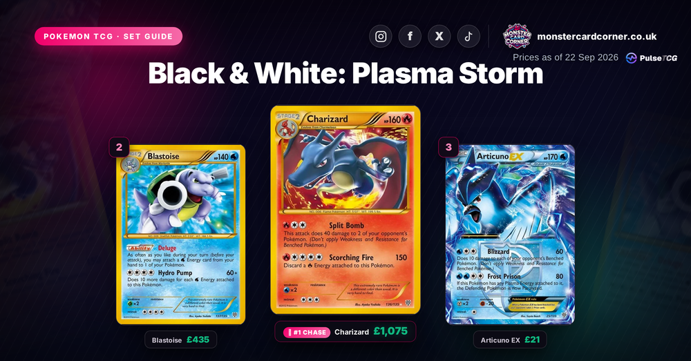 Black & White: Plasma Storm Set Guide - top chase cards